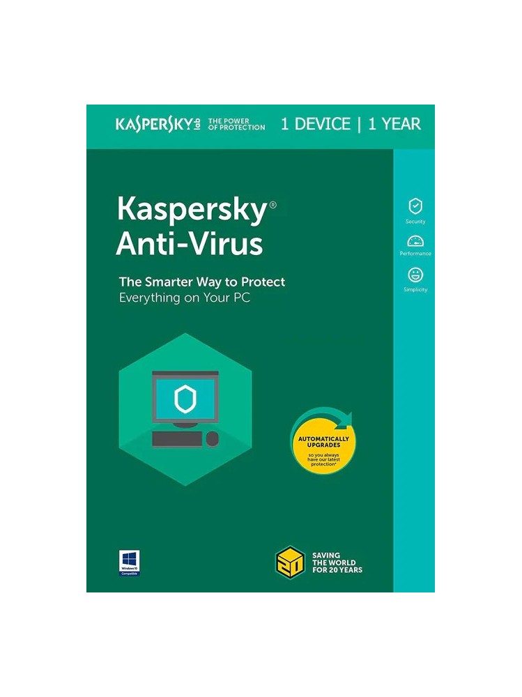 Clé Kaspersky Anti-Virus 2023 1 appareil 1 an
