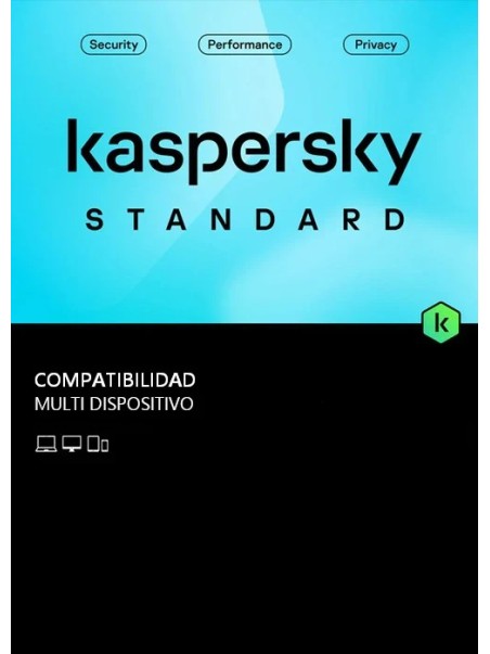 Clé Kaspersky Standard 2023 1 appareil 2 ans + Mise en œuvre