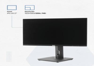 iggual Monitor 27" VGA HDMI 120Hz pivotante AA MM