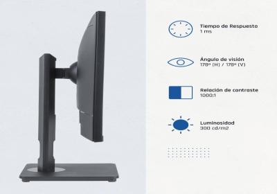 iggual Monitor 27" VGA HDMI 120Hz pivotante AA MM