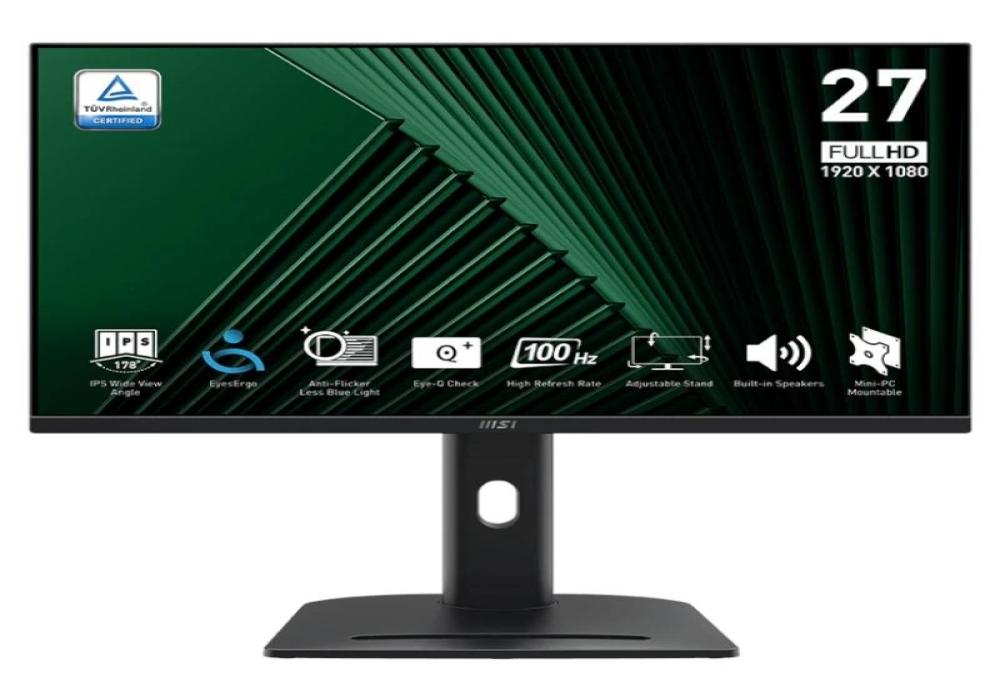 MSI MP275PG Monitor 27"100h VGA HDMI DP  MM AA