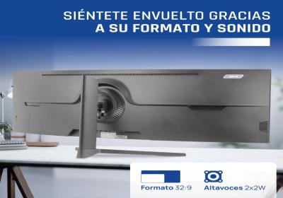 iggual Monitor 49" 5K DQHD 1ms 240Hz MM AA Curvo