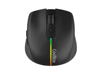Coolbox Gaming Ratón  W01 1600DPI Inalámbrico Negr
