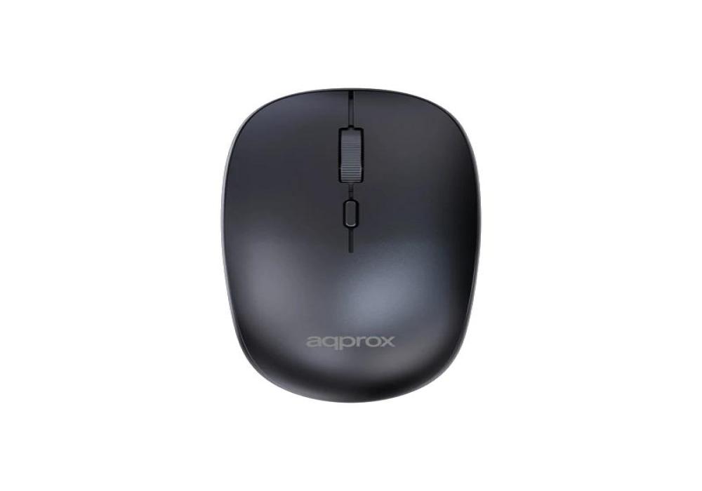 APPROX Ratón inalámbrico APPXM210 2.4GHZ Negro