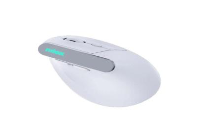 Nilox Ratón Wir Vertical Rec. Silen 1600DPI Blanco