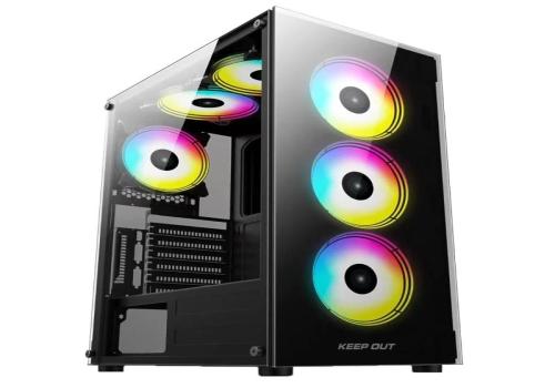 Keep Out Caja ATX XC-210 Glass Black USB3.0