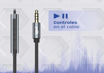 iggual Auriculares con micro intrauditivos Jack3,5