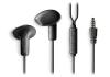 NGS Auricular Negro Estéreo Cable JACK 3.5 Mm