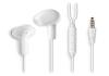 NGS Auricular Blanco Estéreo con cable JACK 3.5 mm