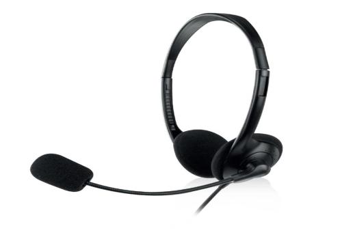 EWENT EW3568 Auricular USB+micrófono cable  2,1m