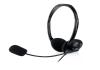 EWENT EW3568 Auricular USB+micrófono cable  2,1m