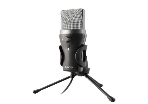 NGS Micrófono PC Usb con soporte tripode