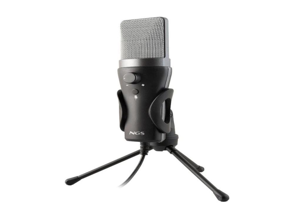 NGS Micrófono PC Usb con soporte tripode