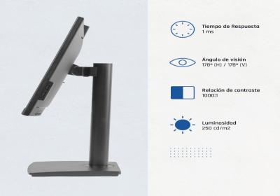 iggual Monitor 24" 120Hz 1ms HDMI VGA MM AA webcam