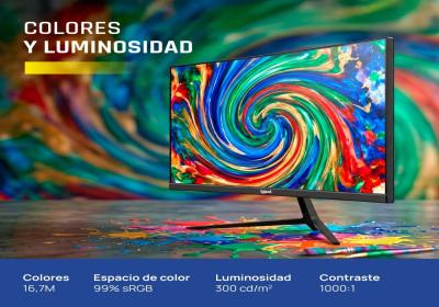 iggual Monitor 24" IPS 1ms FHD 120Hz VGA HDMI Slim