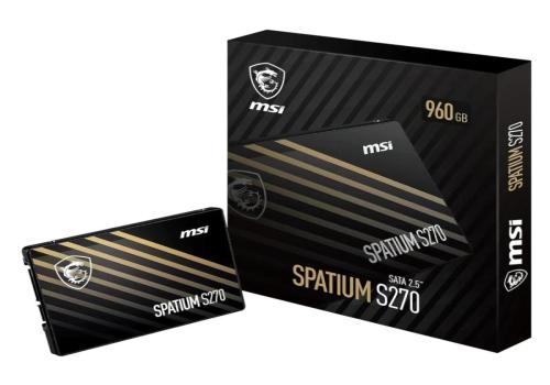 MSI SSD Spatium S270 960Gb 2.5" Sata 3 6Gbps