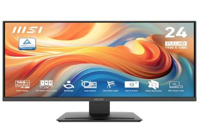 MSI MP251 E14L  Monitor 24.5" IPS 144h VGA HDMI DP