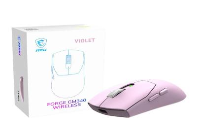 MSI Ratón Inalámbrico FORGE GM340W VIOLET 12000DPI