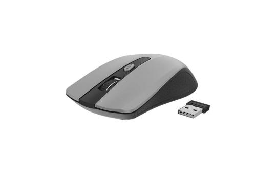 Gembird Ratón Óptico Inalámbr. 1600 DPI Negro/Gris