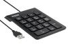 Tooq Teclado USB Numérico 19 teclas Negro