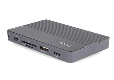 Tooq Caja Externa+HUB M.2 NGFF/NVMe USB3.2 Gen3
